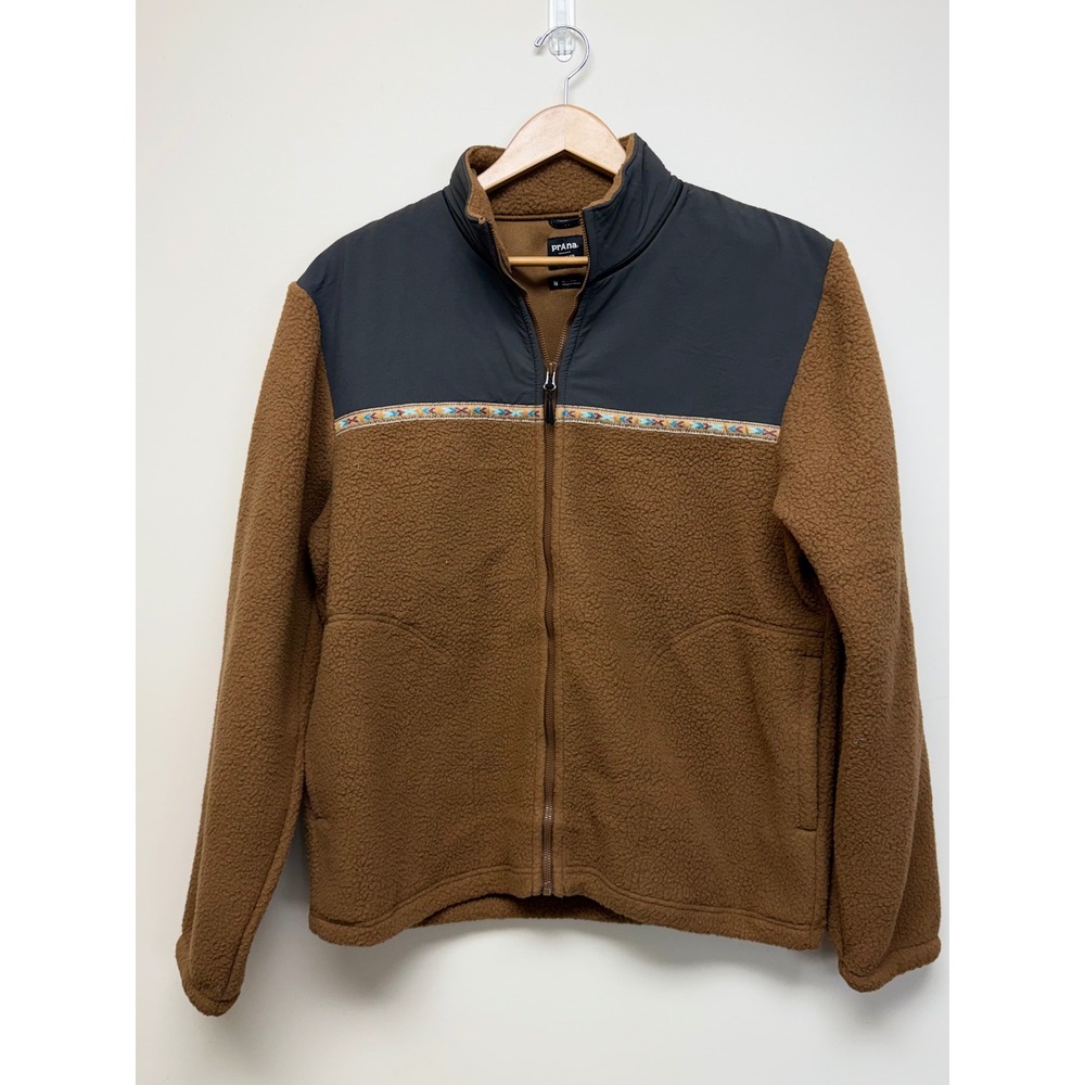 Prana Men's Full Zip Hurricane Fleece Sz M NWT